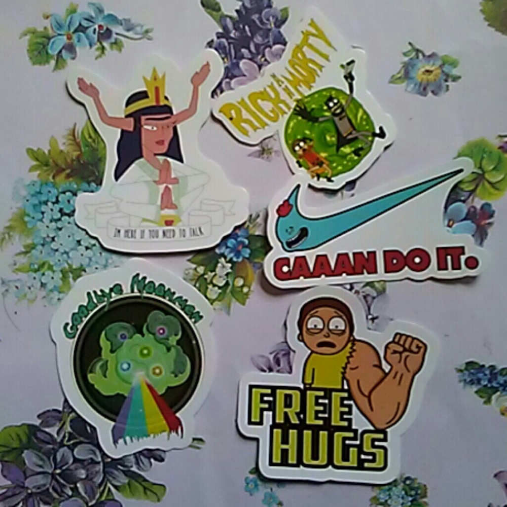 Rick&morty stickers